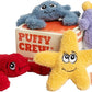 4 Pack Interactive Catnip Cat Plush Toy, Ocean Theme Set, 5'', for All Breed Size Cats (4 in 1)