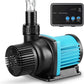 2640GPH 75W Aquarium 24V DC Water Pump with Controller, 18FT Lift Submersible and Inline Return Pump for Fish Tank,Aquariums,Fountains,Sump,Hydroponic,Pond,Freshwater and Marine Water Use