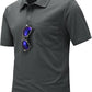 TBMPOY Men's Polo Shirts with Pocket Short Sleeve Quick Dry Casual Sports Outdoor Golf Shirt