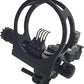 SAS Essence 019" Bow Sight with Micro Adjust Detachable Bracket with LED Sight Light for Archery Compound Bows Hunting Shooting