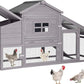Aivituvin Chicken Coop Mobile Hen Coop, Large Poultry Cage with Wheels Outdoor Backyard Chicken House