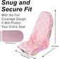 Car Seat Cover Protector Front Seats,for Gym Workout,Running,Swimming,Beach and Hiking,Waterproof Sweat Towel Bucket Seat Covers for Cars SUV Trucks (Flower and Pink, 2Pcs)