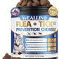 Flea and Tick Prevention for Cats, 200 Soft Chews for Fleas Treatment for Cats, Natural Cat Oral Flea Chewables Support Supplement, Flea and Tick Chews for All Breeds & Sizes