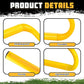 5 Pcs Speed Agility Training Hurdles Detachable Durable Equipment Plyometric and All Purpose Speed Training Hurdle Equipment for Athletes Soccer Basketball
