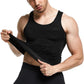 GKVK Mens Slimming Body Shaper Vest Shirt Abs Abdomen Slim