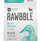 BIXBI Rawbble Freeze Dried Dog Food, Duck Recipe, 12 oz - 95% Meat and Organs, No Fillers - Pantry-Friendly Raw Dog Food for Meal, Treat or Food Topper - USA Made in Small Batches