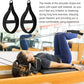 Pilates Double Loop Straps for Reformer, D Ring Straps Handle, Yoga Exercise Straps, 2 PCS
