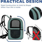 Apollo Walker Dog & Cat Carrier Backpack for 4-15lb Pets - Ventilated Safe Design with Padded Back Support, Breathable Mesh Pet Backpack for Hiking, Travel, Outdoor (Blue)