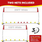 BAGAIL Volleyball Net, 12ft/20ft Portable Volleyball Net for Backyard - Adjustable Height, Heavy-Duty Frame, Freestanding Design - Portable Outdoor/Indoor Volleyball Set with Carry Bag
