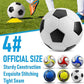 6 Pack Classic Soccer Balls Size 5 With Pump and Net Bag - Training and Practice for Kids and Adults, Indoor and Outdoor Competition