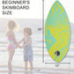 36” Skipper Skimboard with High Gloss Coat Wooden Skim Boards for Beginners, Teenagers and Adults Beach Skimboard 3 Color Traction Pad to Choose