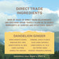 Rishi Tea Dandelion Ginger Sparkling Botanicals Sparkling Water - Organic, Unsweetened, Zero Added Sugar, Caffeinated, Craft-Brewed From Real Plants - 12 oz (Pack of 12)