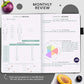 Clever Fox Wellness Planner - Weekly & Daily Health and Wellness Log, Food Journal & Meal Planner Diary for Calorie Counting, Notebook for Medical Condition Tracking, A5-Sized - Black