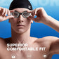 ZIONOR G1 Lite Swim Goggles with Swim Cap Comfortable Anti-fog Swimming Goggles Cap Set for Adult Men Women
