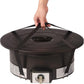 Amazon Basics Portable Propane Fire Pit, 19 inch Round Gas for Patio, 55,000 BTU Carry Strap