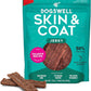 Dogswell Skin & Coat Jerky Dog Treats, Salmon, 10 oz. Bag