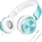 AILIHEN Kids Headphones for School Boys, Headphones with Microphone for Chromebook Laptop Computer Smartphone, 3.5mm Foldable Lightweight Headset for Teen Teenager (Lime Green)