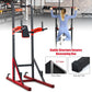 GYMAX Multi-function Power Tower, Heavy-duty Pull Up Bar Stand for Pull-ups, Push-ups, Vertical Knee, Leg Raises, Dip Stand, Strength Training, Workout Dip Station for Home, Gym, Fitness Equipment