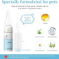 Pet Steam Brush for Dogs & Cats with Paw Cleaner & Shampoo – 3-in-1 Grooming Spray Comb, Mist Massage & Defur Function, Water Spritz Deshedding Tool for Long/Short Hair, Indoor Pets