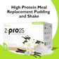 Z-Pro Vanilla Protein Drink Mix - High Protein, Low Calorie Low Fat Shake and Pudding Mix - Meal Replacement, On-the-Go Packets - Breakfast Boost - 25g Protein - 14 Packets