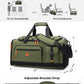 Gym Bag for Men and Women with Shoe & Laptop Compartment, 3-in-1 Sports Travel Duffel Bag Anti-Theft Weekender Carry-On Backpack for Airplane & Workout, Overnight Travel Bag,35L (Green, Medium)