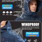 Men's Winter Jacket Waterproof Ski Snow Coat Windproof Snowboard Hooded Raincoats with Warm Graphene lining