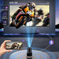 CLOKOWE Mini Projector, 4K 1080P Support projector with wifi and bluetooth,270°Adjustable Stand Outdoor Home Theater galaxy Projector with Android TV OS & 8000+APPS for Phone/TV Stick/Laptop/HDMI