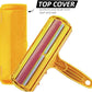 Pet Hair Remover Roller - Lint Roller for pet Hair - Self Cleaning Dog & Cat Hair Remover - Remove Dog, Cat Hair from Furniture, Carpets, Bedding, Clothing and More. Orange