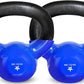 Yes4All 5-100 LB Kettlebells Vinyl Coated Cast Iron for Dumbbell Weights Exercises, Gym, Fitness, Full Body Workout Equipment Push up, Grip and Strength Training