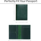 HIFA Leather Passport Holder, Handmade Passport Cover with Card and Ticket Slot - Genuine Leather, Elegant Design, Easy Access - Passport Case, Passport Wallet, Passport Holder