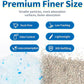 Made4Pets Cat Litter Crystals, Non Clumping Cat Litter Odor Control Kitty Litter Non Clumping No scooping Low Dust, Low Tracking, Lightweight, Dehydrates Waste,– 17.2 lbs (4 x 4.3 lb Packs)