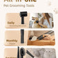 Dog Grooming Vacuum, 4.5L Extra-Large Dust Cup Dog Grooming Kit, 14000Pa High-Suction Pet Groomer with Clippers, Low-Noise All-in-One Shedding Control Set for Home Use