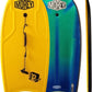MOREY® Mach 12 MDS, 42.5" Bodyboard. Dynamic Speed Body Boards for Beach, for All Skill Levels, Embedded Fiberglass Stringer, with Coil Leash. Re-Engineered 2025 Model