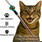 Cat Wand Toy Feather Sticks - 5 Piece Interactive Wands Toy Set with Feathers, Durable Spring Design - Perfect for Engaging Playtime Fun for Kittens and Cats - Cat Toys for Indoor Cats