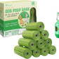Dog Poop Bags-150 Counts with Holder (10 Rolls), Biodegradable Poop Bags, Eco-friendly and Easy to Open, Thick Dog Waste Bags (Green)