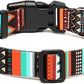 Mercano Adjustable Dog Collar - Special Design Patterns, Soft Nylon Comfortable Durable Pet Collar for Small Medium Large Dogs (XS, Tribal Green)