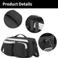 Bike Rear Rack Bag Waterproof Ebike Mountain Bicycle Saddle Bag 12L Cycling Pannier Trunk with Reflector & Shoulder Strap for Commuter Travel Outdoor