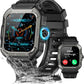 Military Smart Watches for Men (Answer/Make Calls),1.91'' Fitness Smart Watch for Android and iPhone,IP68 Waterproof Fitness Tracker with Step Counter/Sleep Monitor/110+ Sport Modes,Smartwatch for Men