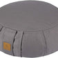 Round Zafu Meditation Cushion, D=15" H=5.5" Zabuton Meditation Pillow, Yoga Bolster/Pillow, Floor seat, Zippered Organic Cotton Cover, Natural Buckwheat, Kneeling Pillow