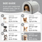 Jiupety 2 in 1 Dog House Indoor, Comfy Cave Bed Covered Dog Bed, Portable House for Large Dogs, 3XL(39"×32"×28"), Up to 90 Lb, Grey