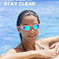 OMID Swim Goggles, P2 Polarized Swimming Goggles for Men Anti-fog Goggles Swimming for Adult Women
