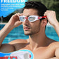 Swim Goggles, Unisex Adult Swimming Goggles Anti Fog Anti UV No Leakage Wide View for Men Women Youth
