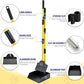 Pooper Scooper for Large Dogs, Adjustable Long Handle Metal Tray and Spade Poop Scooper for Dogs with Bin for Pet Waste Removal, No Bending Clean Up Pooper Scooper for Medium and Large Dogs