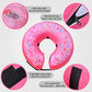 Katoggy Inflatable Dog Cone Collar for Small Medium Large Dogs and Cats, Soft Adjustable Blow up Donut E-Collar for Post-Surgery Use
