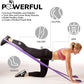 7Ft Long Resistance Bands for Stretching - Resistance Bands Set with Door Anchor - Exercise Bands Including Carry Pouch, E-Book & App - Latex-Free Workout Bands