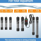 AquaMiracle Adjustable 25W Aquarium Heater Submersible Fish Tank Heater Super Short Aquarium Heater with LED Digital Display Thermostat, for Tanks 3-5 Gallons