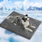 Cooling Blanket for Dogs, Lightweight & Durable Dog Cooling Mat, Q-MAX>0.45 Soft Breathable Pets Comforter for Couch, Bed & Car Essential - Dark Grey 40x50 Inches