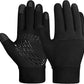 Kids Winter Gloves Thick Soft Fleece Warm Touch Screen Anti-Slip for Boys Girls 3-15 Years Cycling School