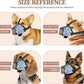Dog Muzzle for Small Large Dogs - Soft Nylon Basket Muzzle with Adjustable Strap, Breathable Mesh Design Prevents Biting Chewing Licking Eating - Ideal for Training, Grooming & Vet Visits (Blue, M)