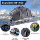 65L Large Duffle Bag, 3-in-1 Tactical Backpack MOLLE Pack for Sports, Gym, Outdoor, Grey